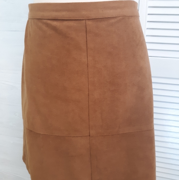 Sans Souci faux suede skirt sz small *Z - Picture 5 of 5